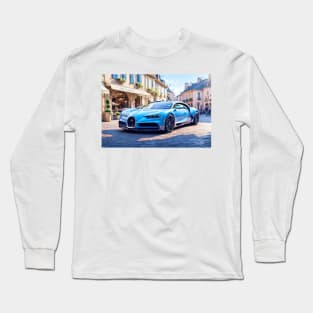 Bugatti in a French village Long Sleeve T-Shirt